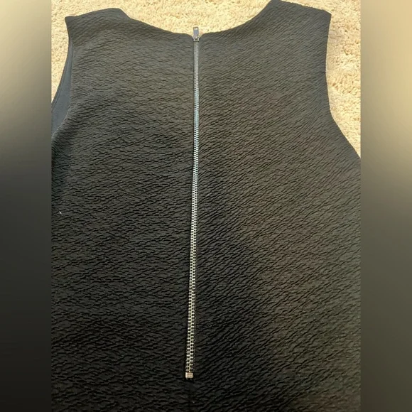 Aqua Textured Little Black Dress Size Small - Picture 6 of 6